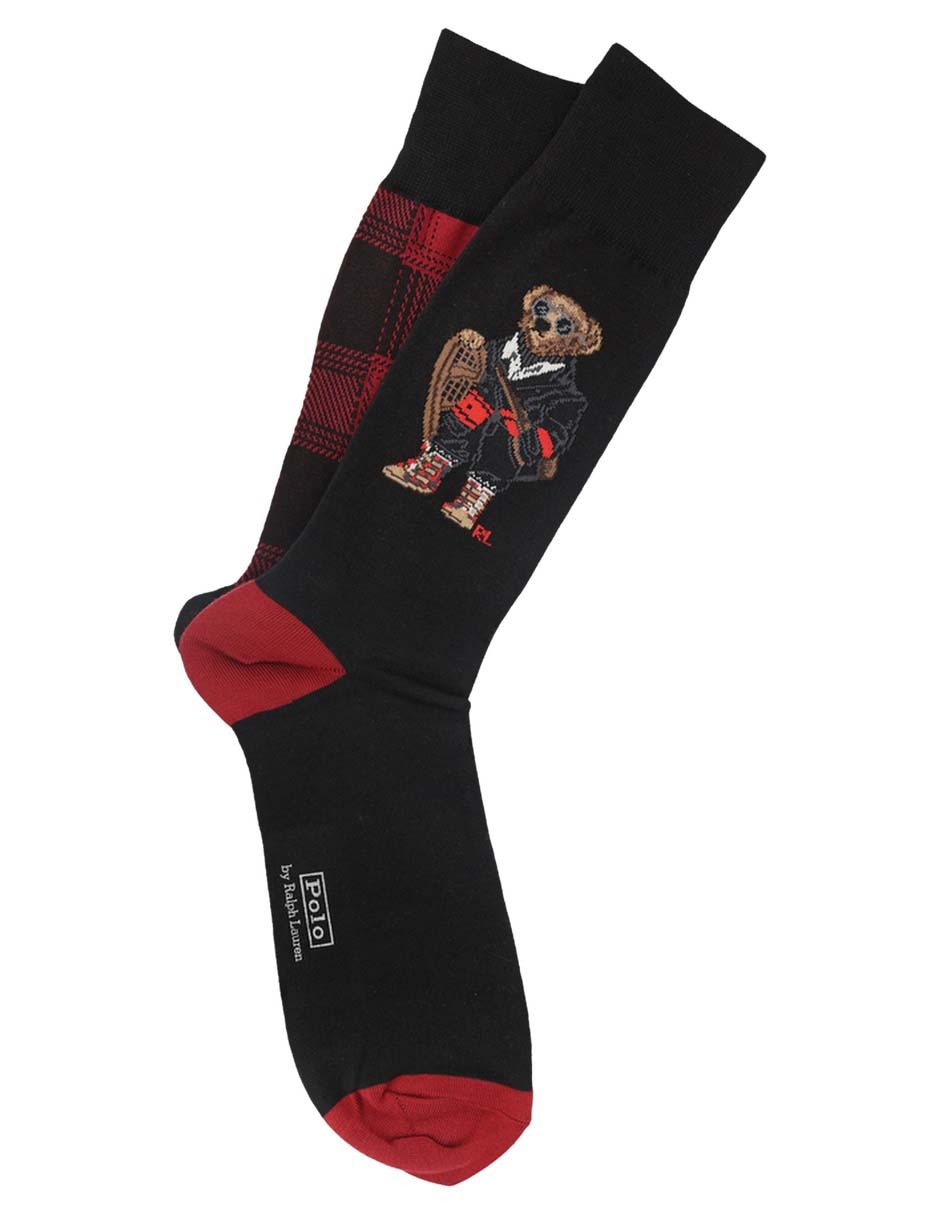 Set de calcetín de algodón para hombre 2 pares