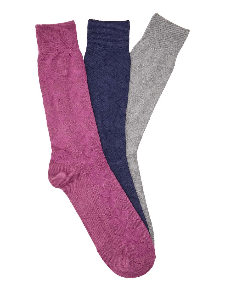 Set de calcetín comfort para hombre 3 pares