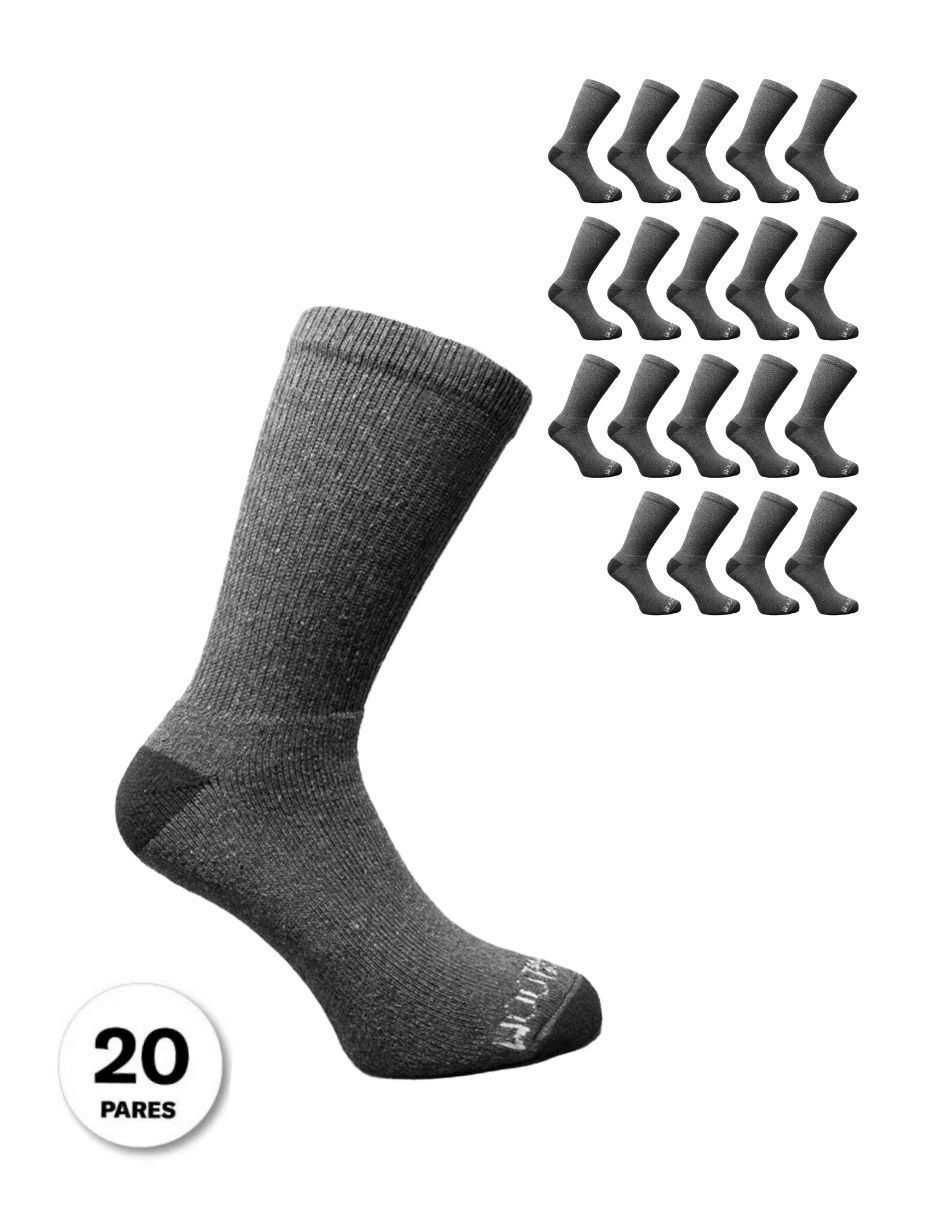 Set de calceta comfort para hombre 20 pares 2