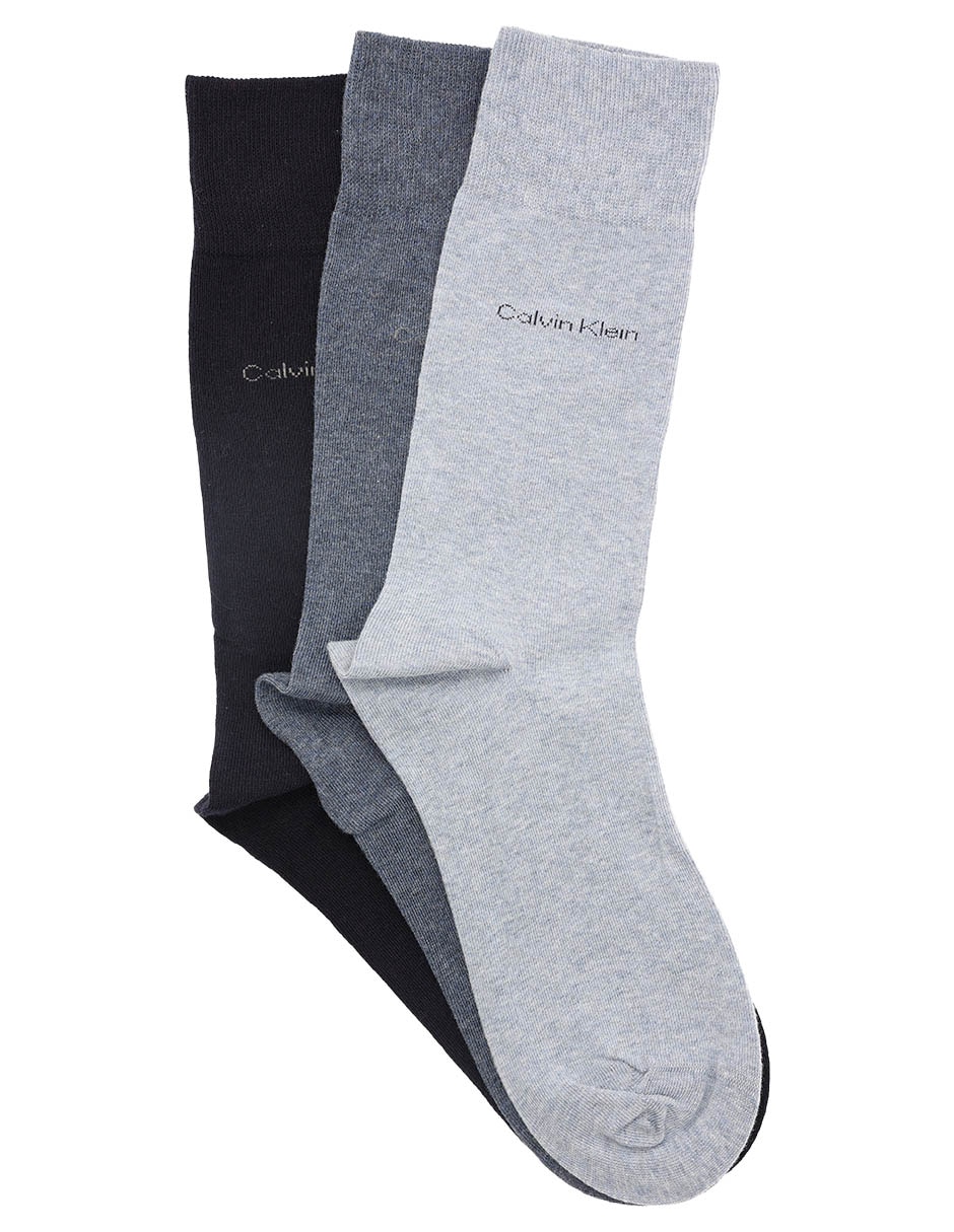 Set de calceta comfort de algodón para hombre 3 pares