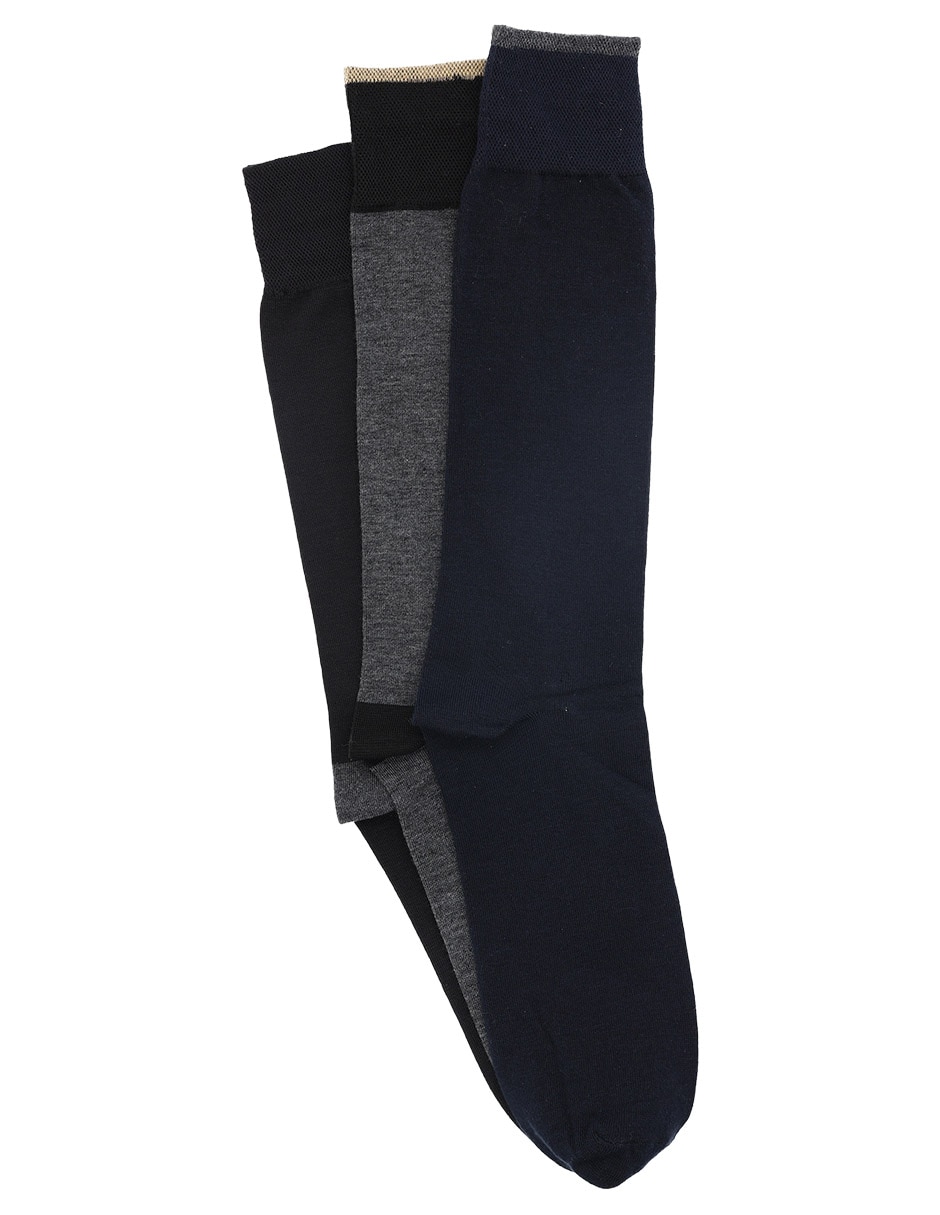 Set de calcetín comfort de bambú para hombre 3 pares