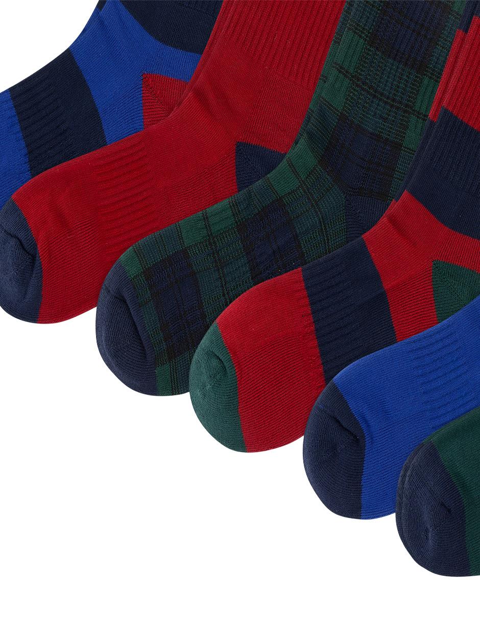 Set de calceta para hombre 6 pares 2