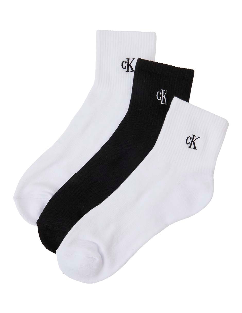 Set de calceta de algodón para hombre 3 pares