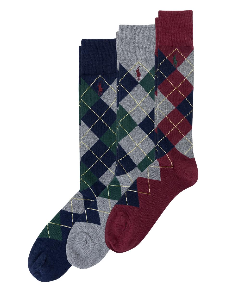 Set de calcetín comfort de algodón para hombre 3 pares