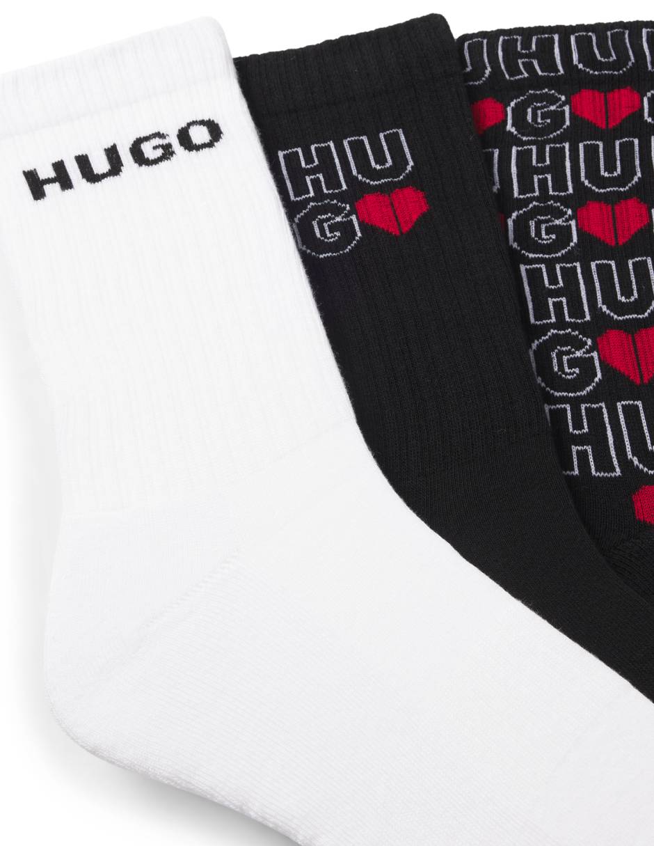 Set de calcetín de algodón para hombre 3 pares 2
