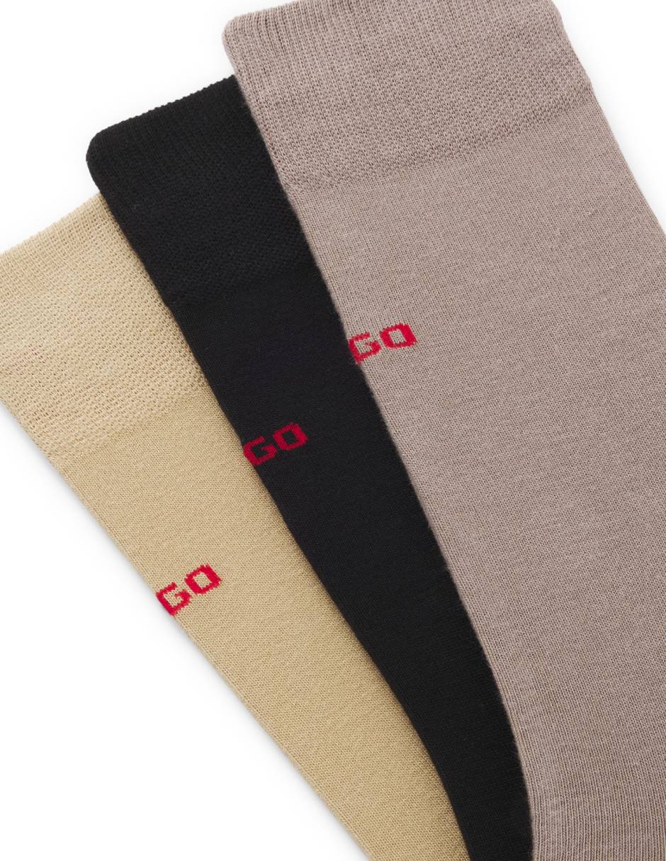 Set de calceta de algodón para hombre 3 pares 2