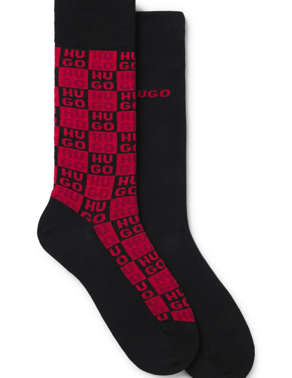 Set de calceta de algodón para hombre 2 pares
