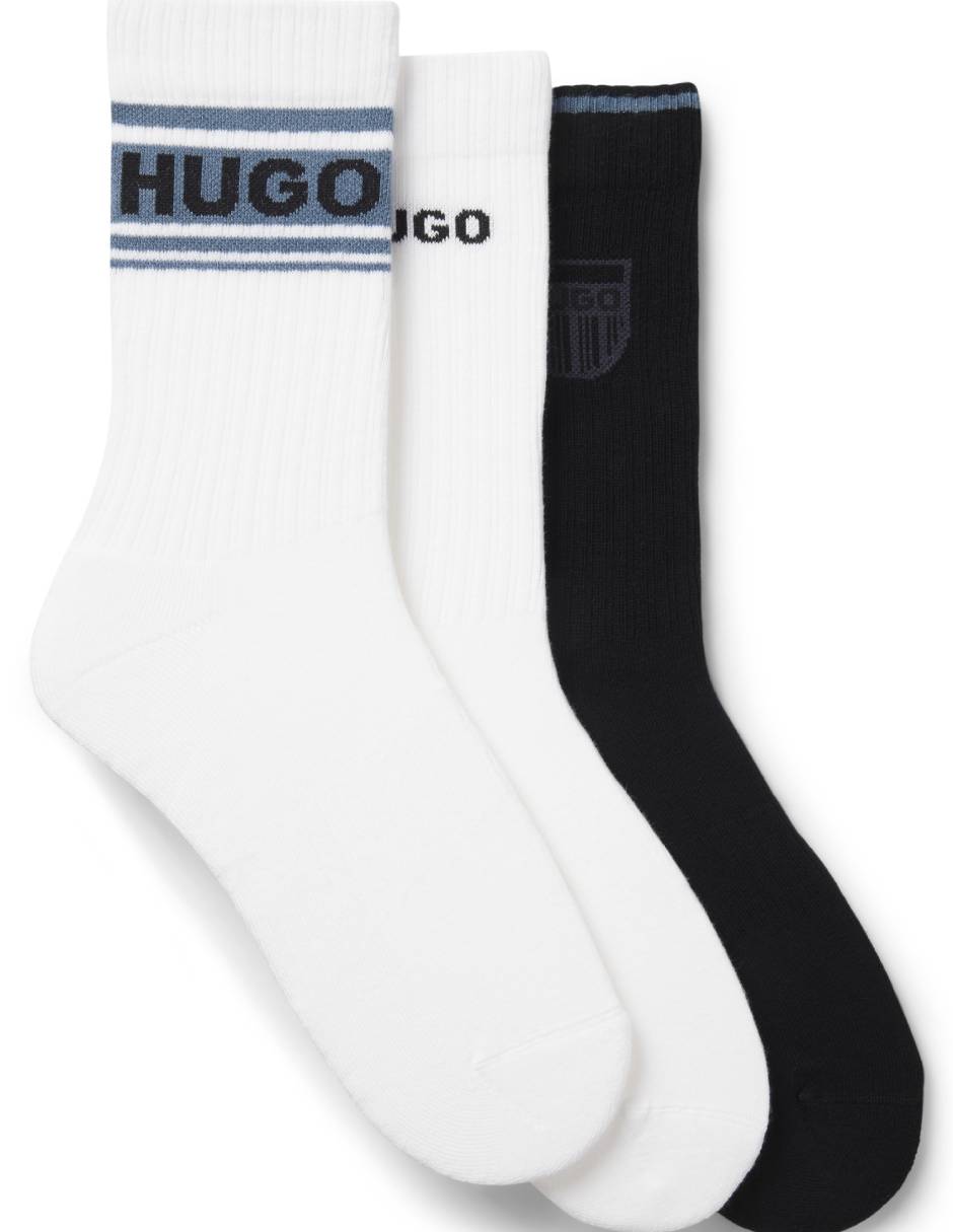 Set de calcetín de algodón para hombre 3 pares
