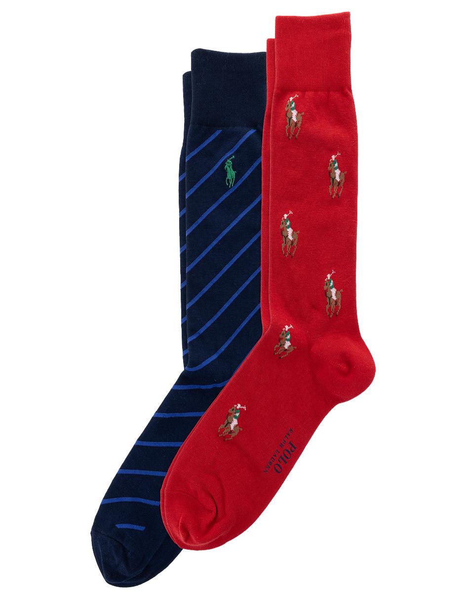 CALCETIN POLO RL 2 PAR, UNITALLA, ROJO