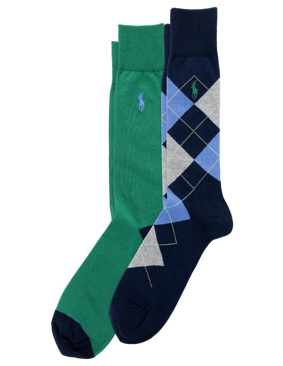 Set de calcetín comfort de algodón para hombre 2 pares Set de calcetín comfort de algodón para hombre 2 pares