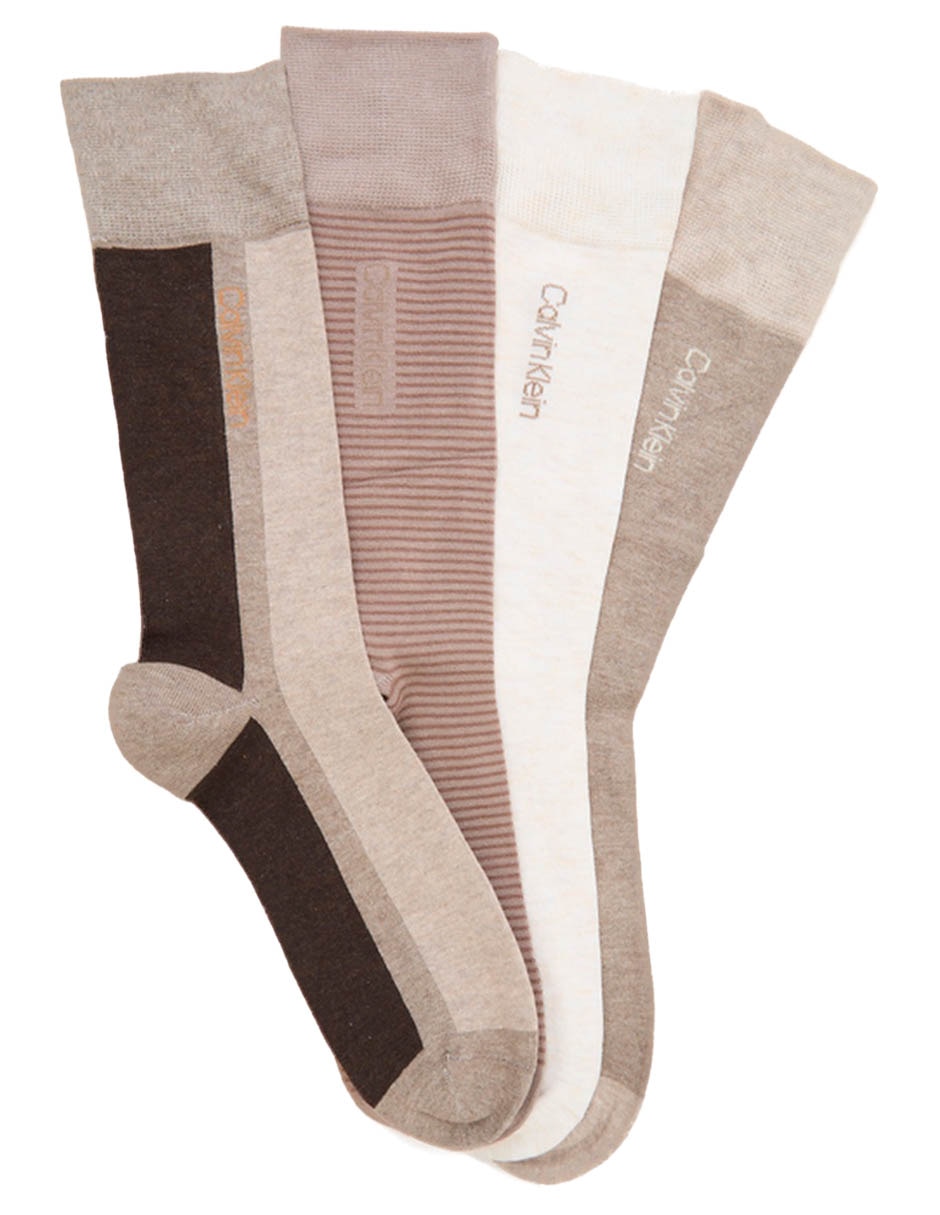 Set de calceta de rayón para hombre 4 pares