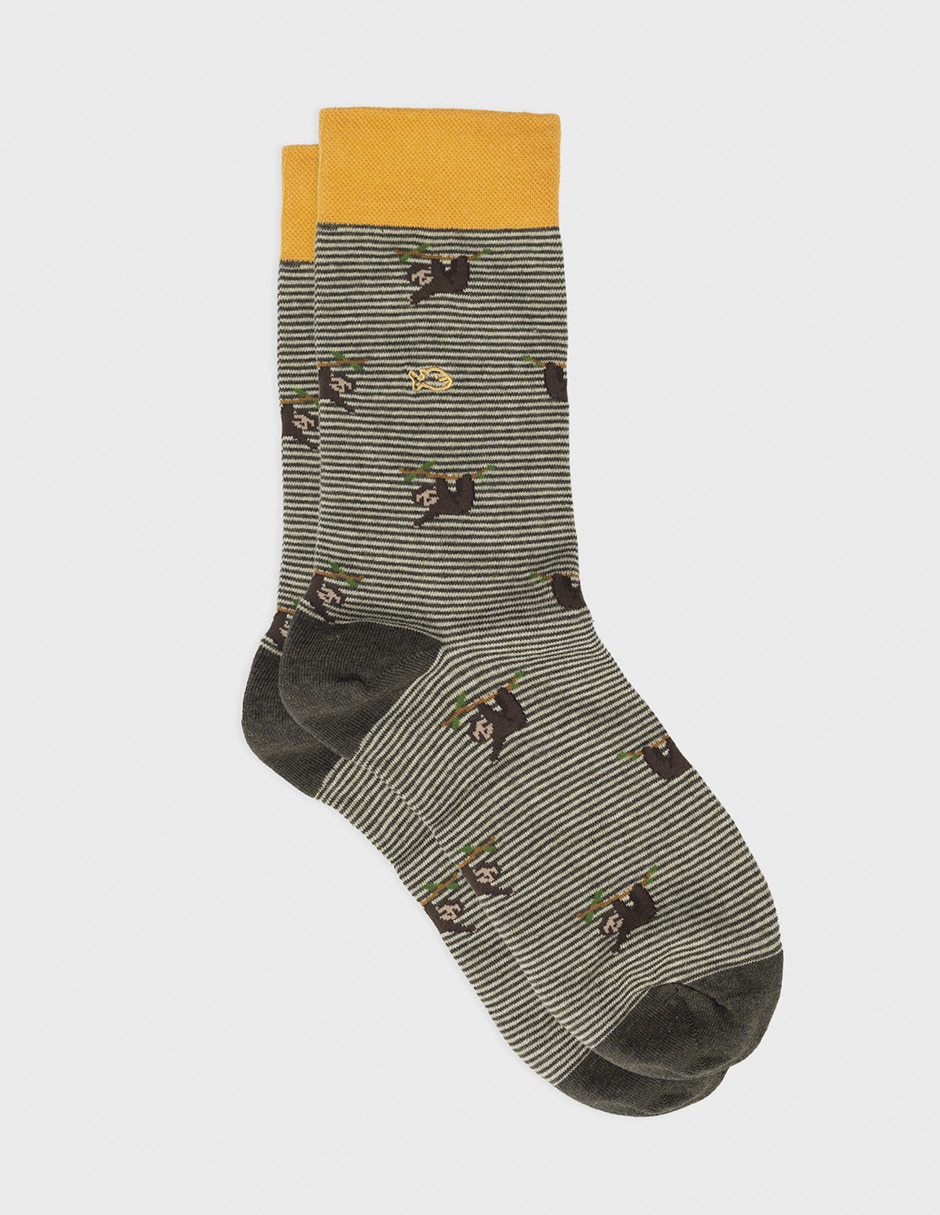 Calcetín de algodón para hombre