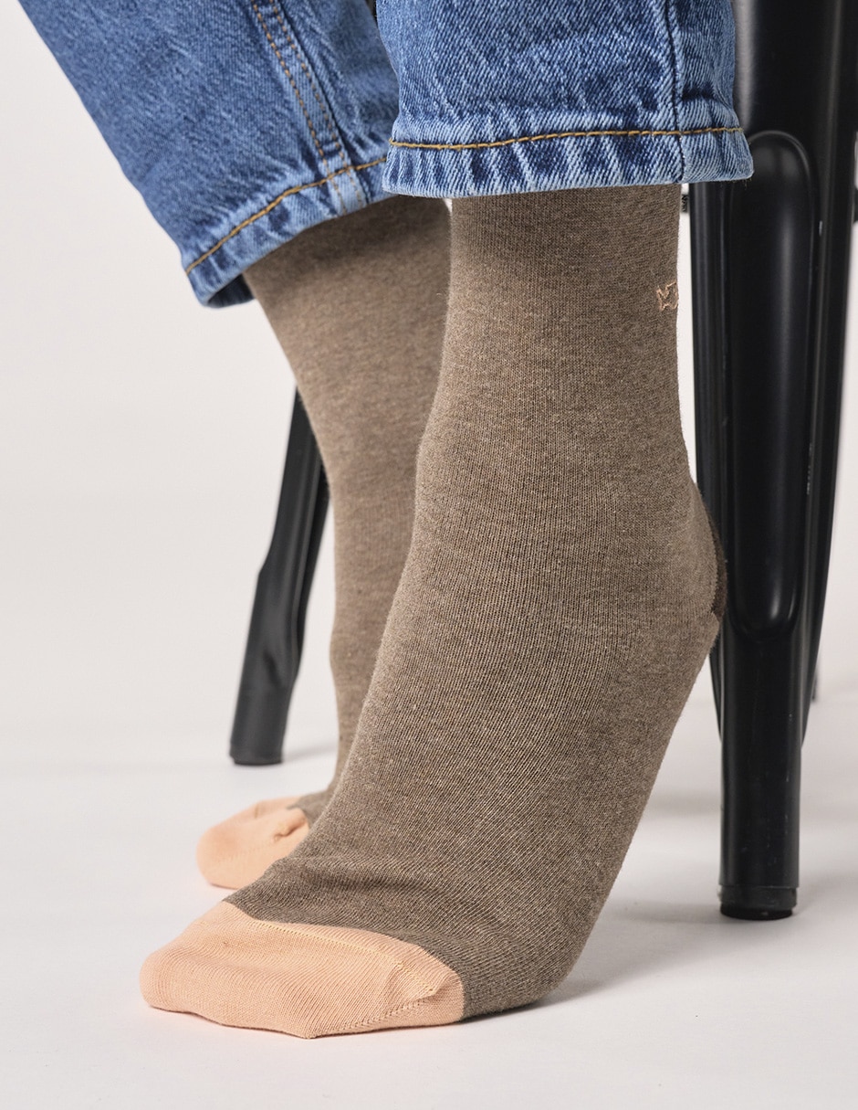 Calcetín comfort de algodón para hombre 2
