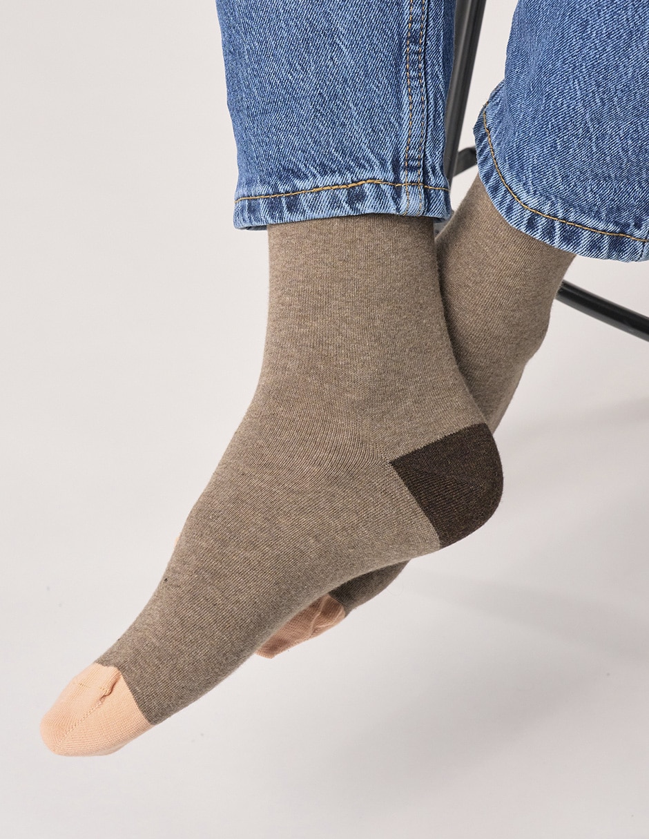 Calcetín comfort de algodón para hombre 3