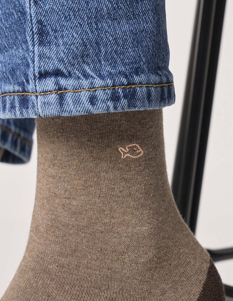Calcetín comfort de algodón para hombre 4