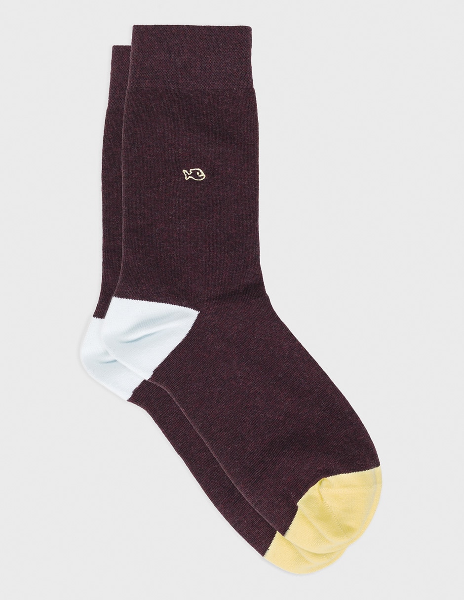Calcetín comfort de algodón para hombre