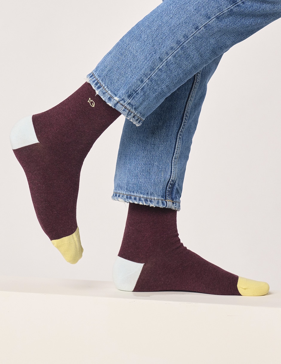 Calcetín comfort de algodón para hombre 2