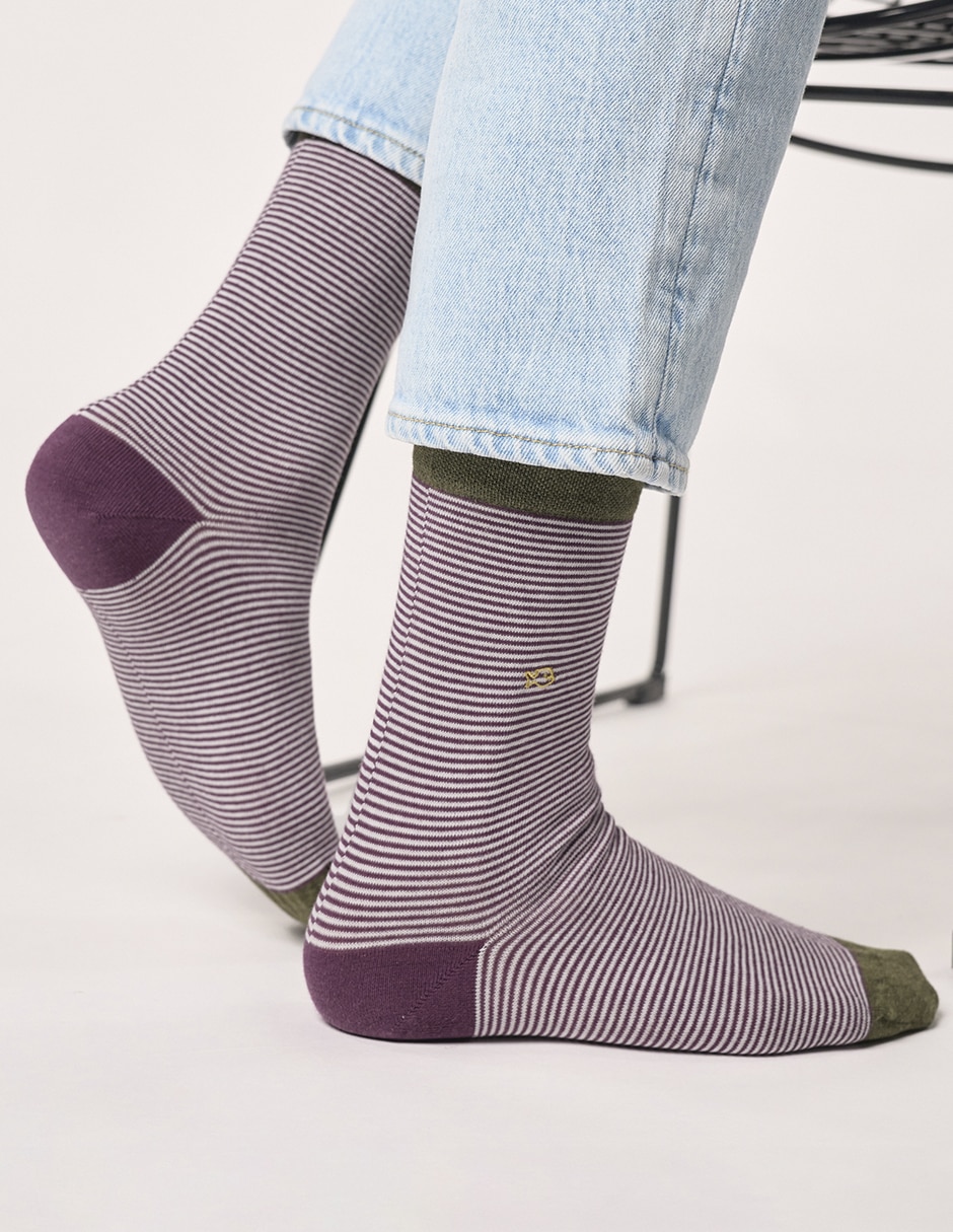 Calcetín comfort de algodón para hombre 2
