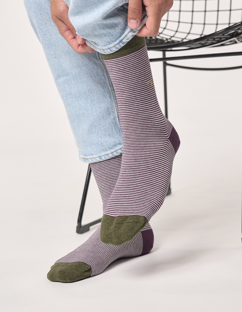 Calcetín comfort de algodón para hombre 3