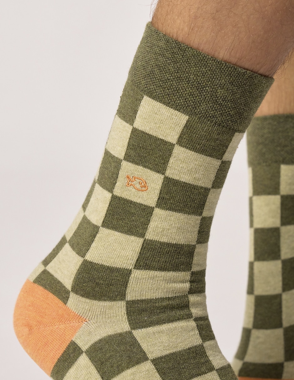 Calcetín comfort de algodón para hombre 4