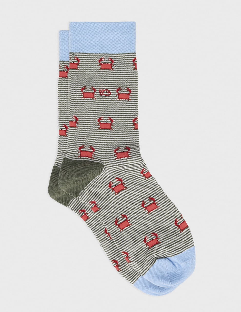 Calcetín de algodón para hombre
