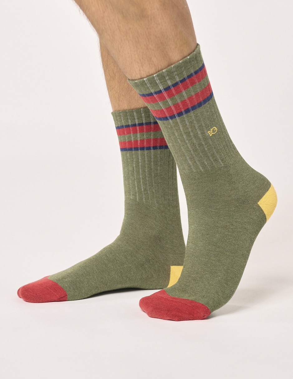 Calcetín comfort de algodón para hombre 2