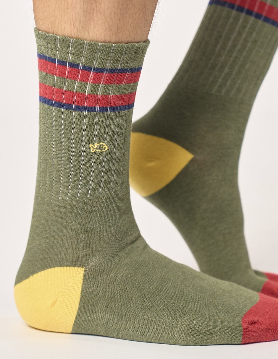 Calcetín comfort de algodón para hombre 4
