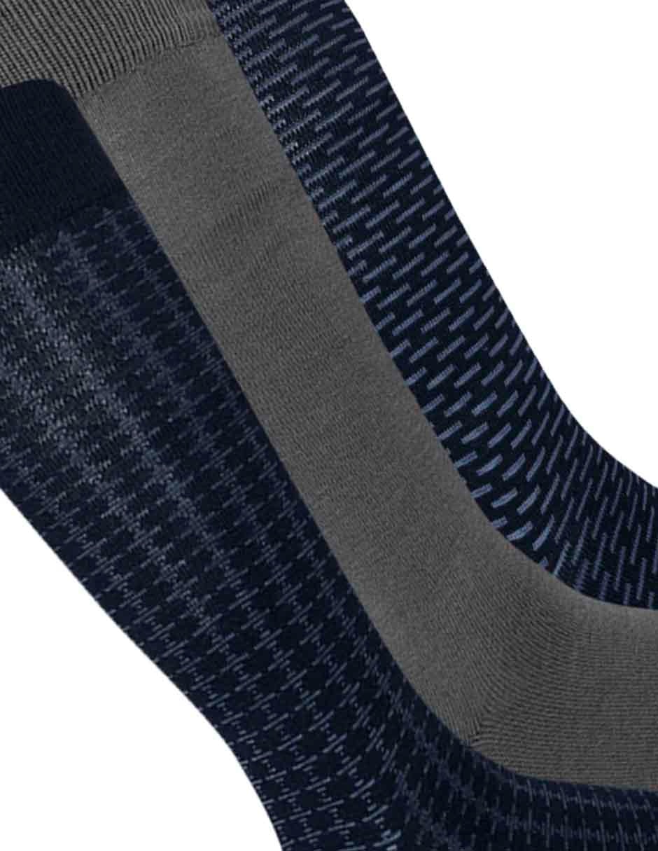 Set de calcetín de bambú para hombre 3 pares 3