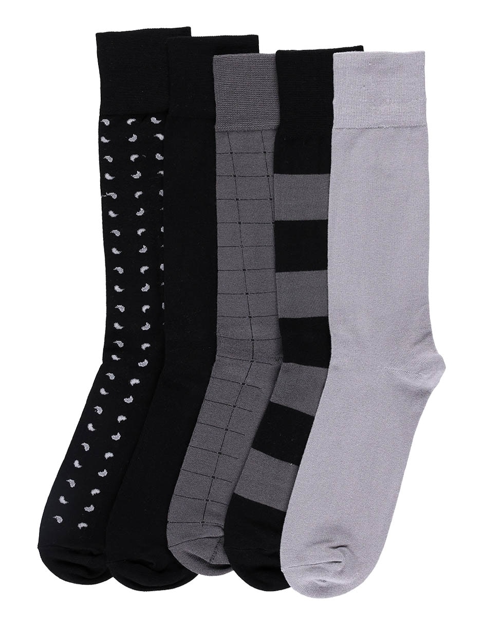 Set de calcetín de bambú para hombre 5 pares