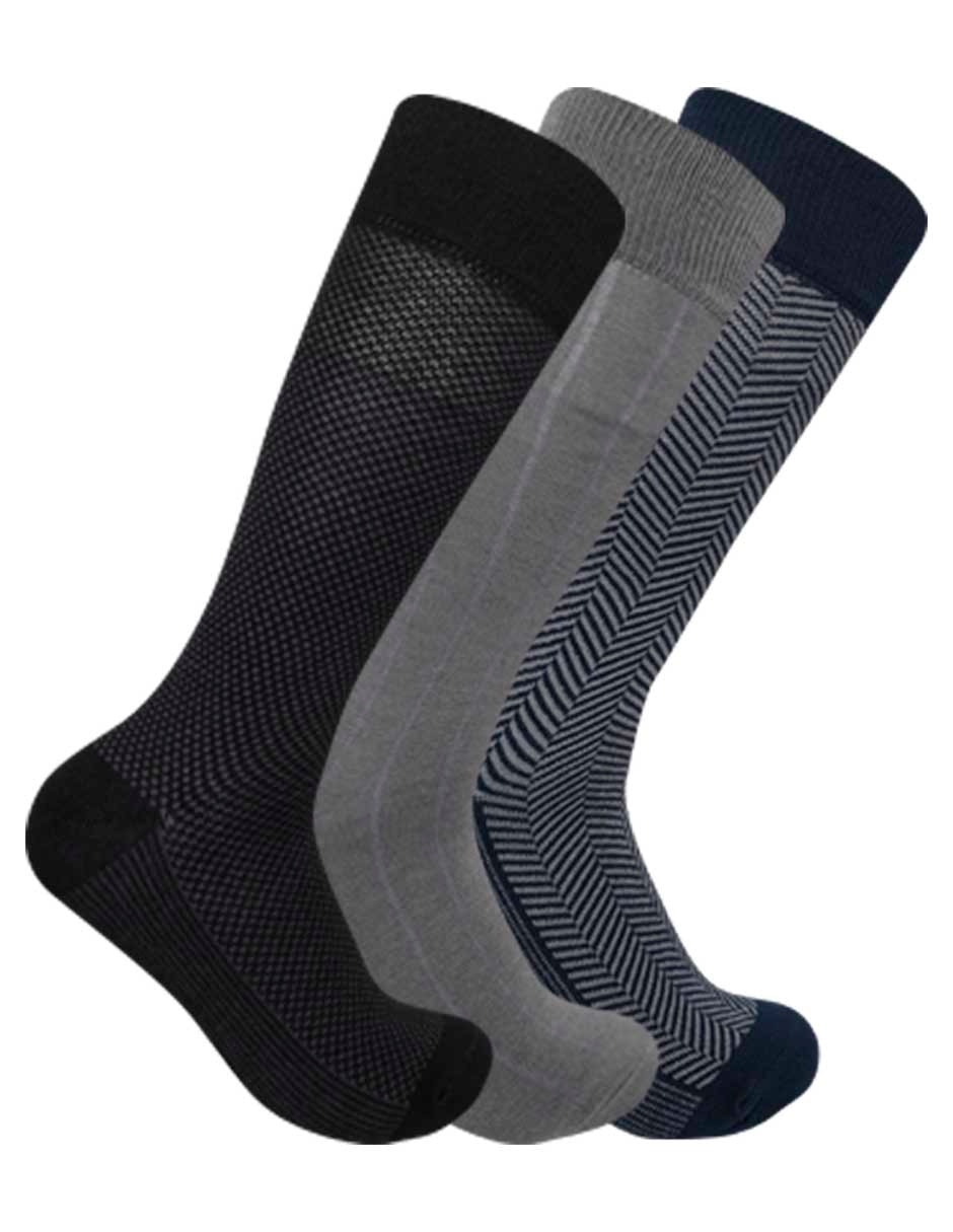 Set de calcetín de bambú para hombre 3 pares