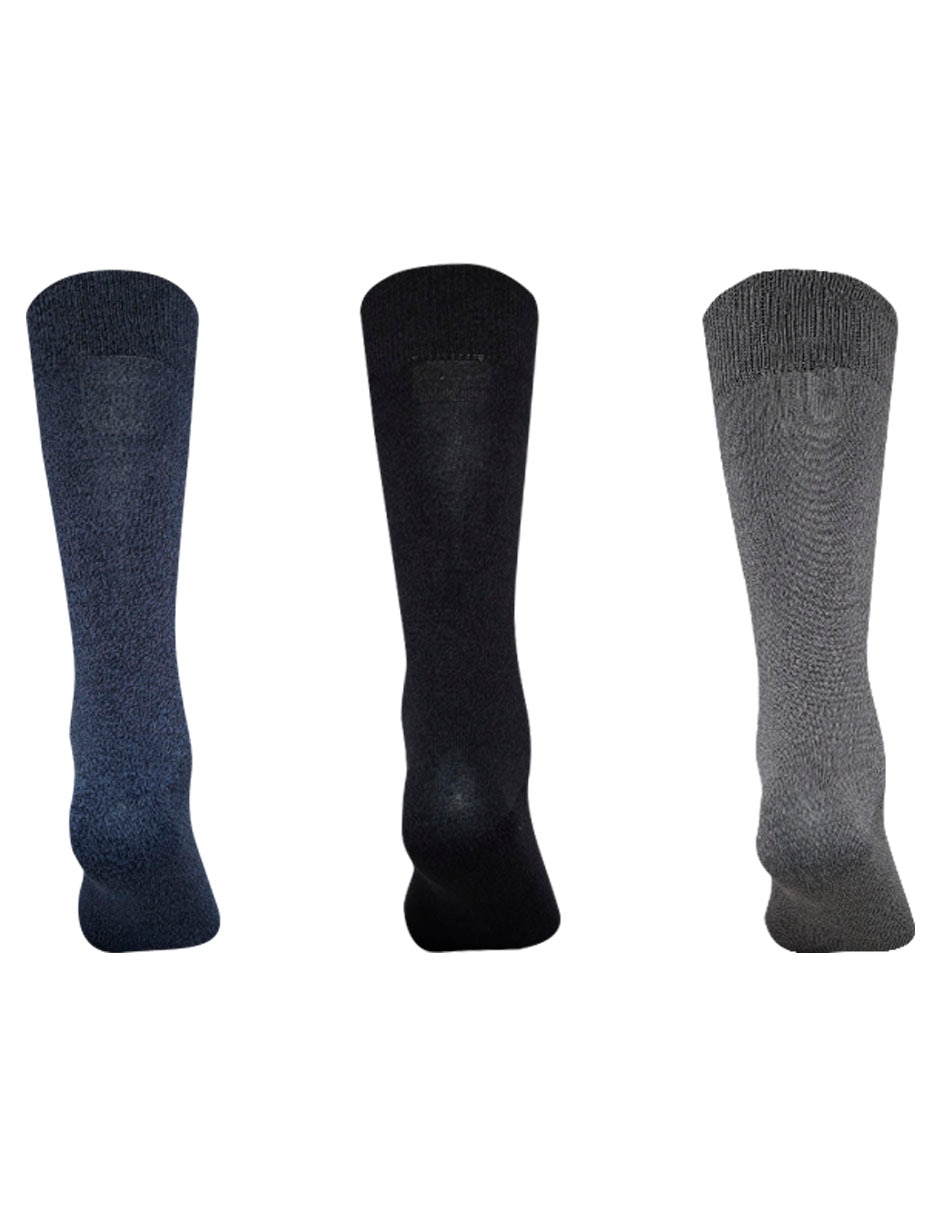 Set de calcetín de bambú para hombre 3 pares 2