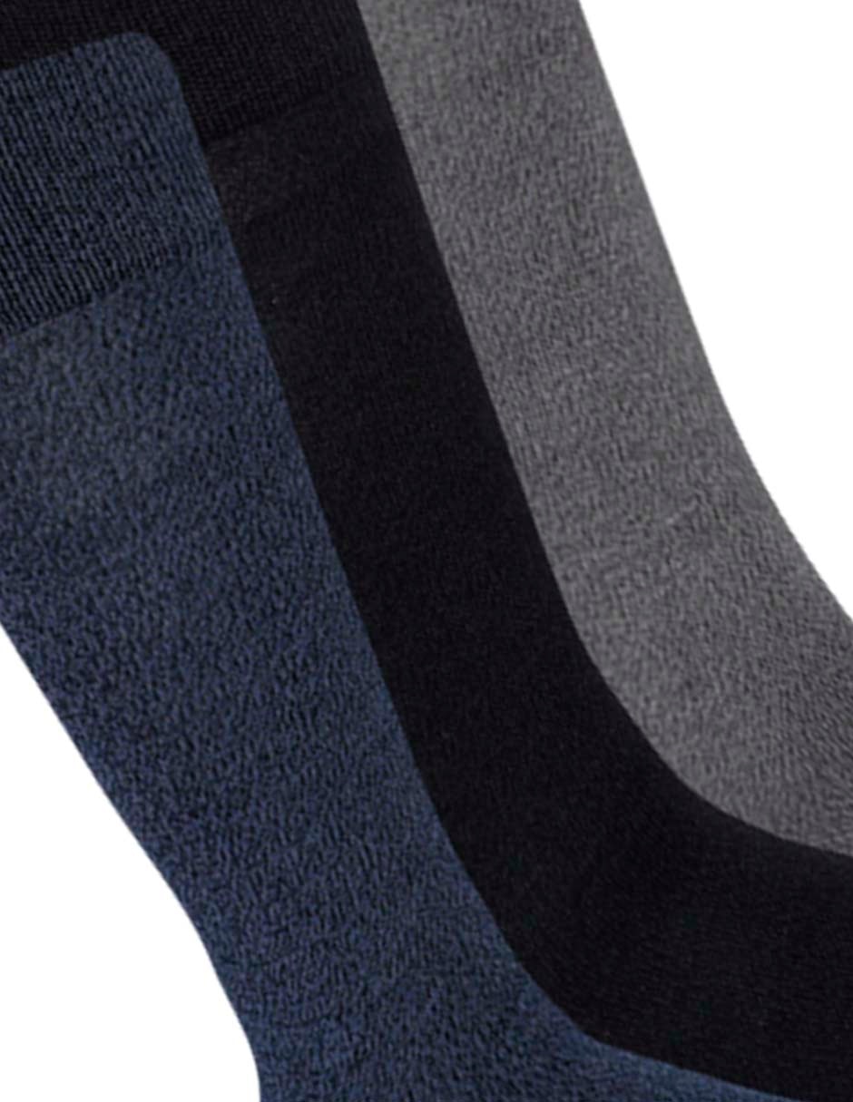 Set de calcetín de bambú para hombre 3 pares 3