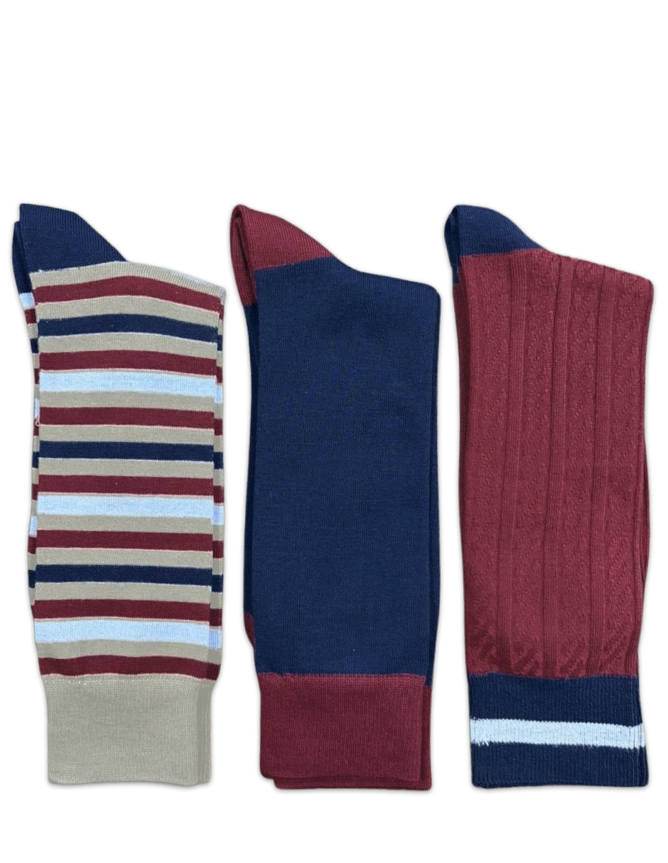 Set de calcetín comfort de bambú para hombre 3 pares 3