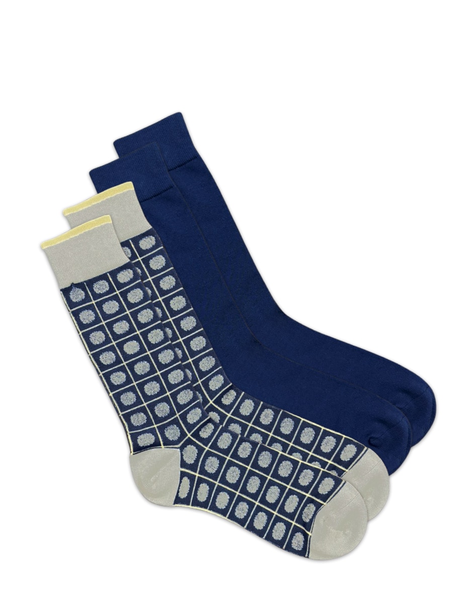 Set de Calcetín comfort de bambú para hombre 2 pares