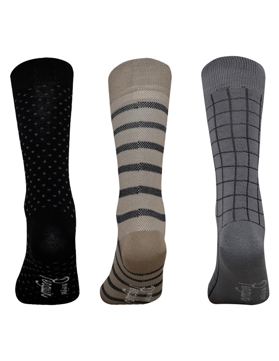 Srt de calcetín de bambú para hombre 3 pares 2