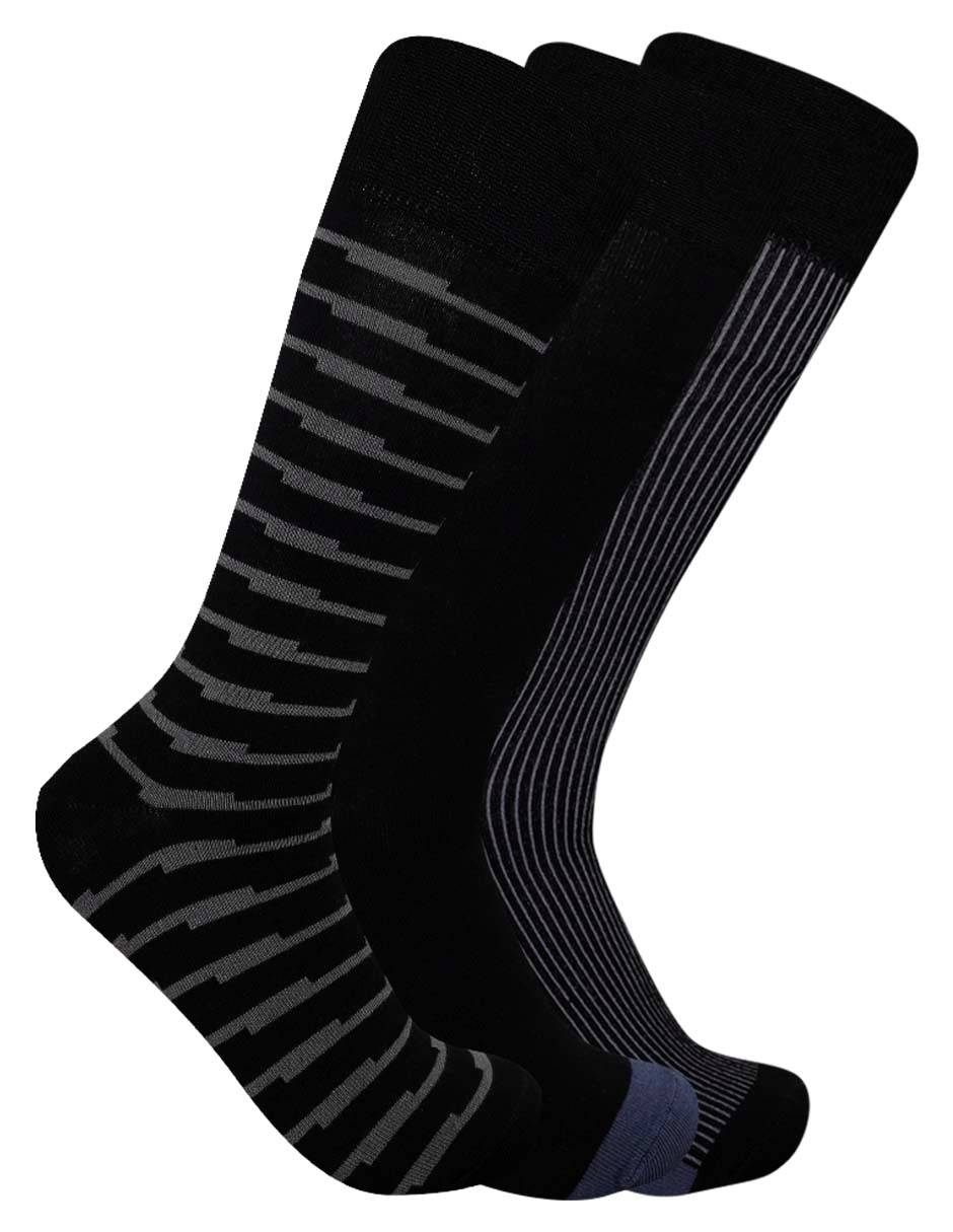 Set de calcetín de bambú para hombre 3 pares