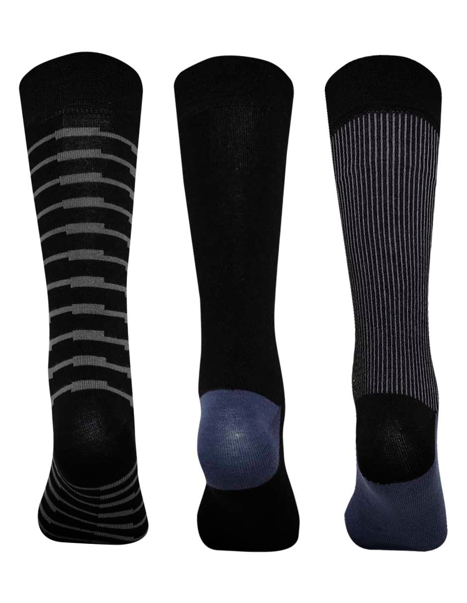 Set de calcetín de bambú para hombre 3 pares 2