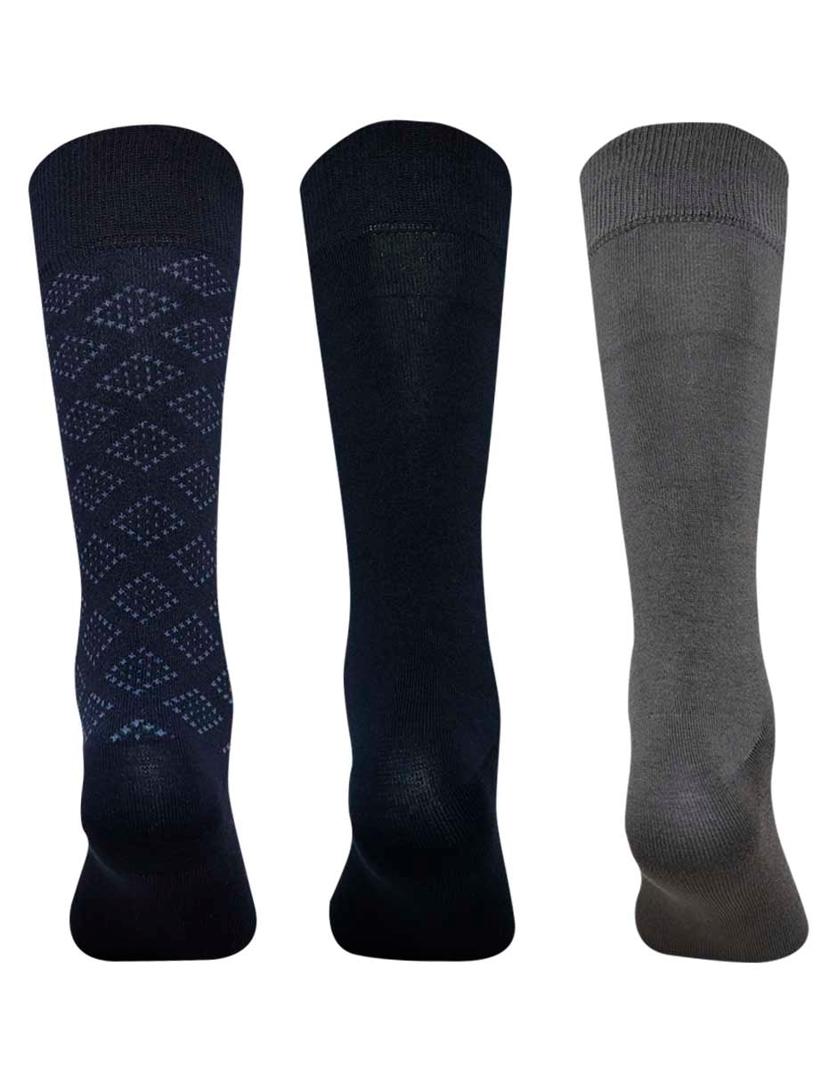 Set de calcetín de bambú para hombre 3 pares 2