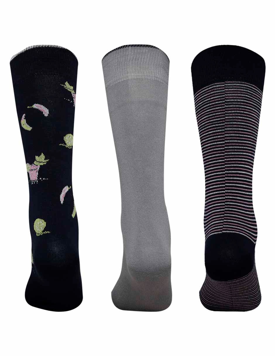 Set de calcetín de bambú para hombre 3 pares 2
