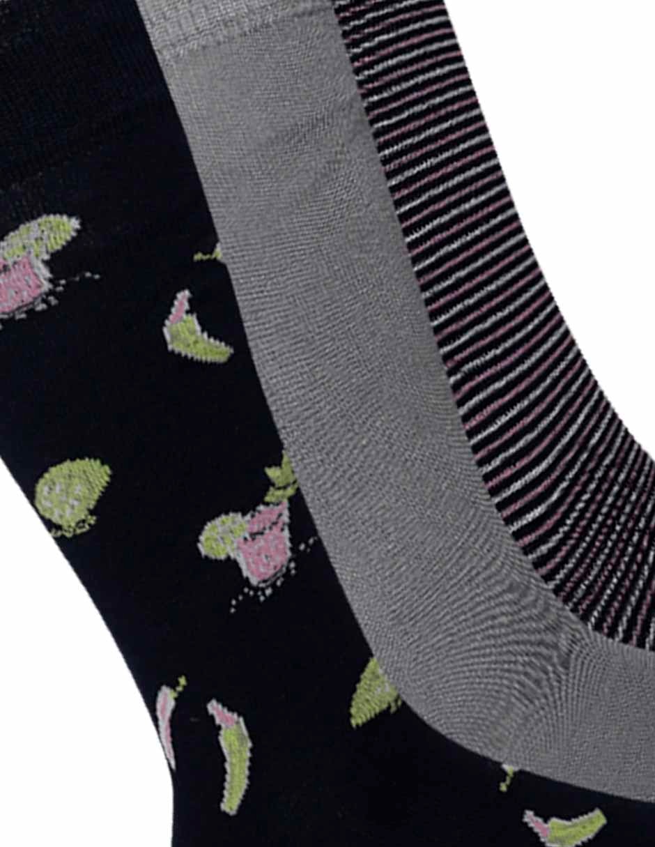 Set de calcetín de bambú para hombre 3 pares 3