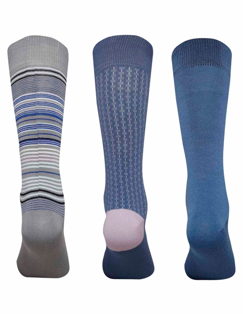 Set de calcetín de bambú para hombre 3 pares 2
