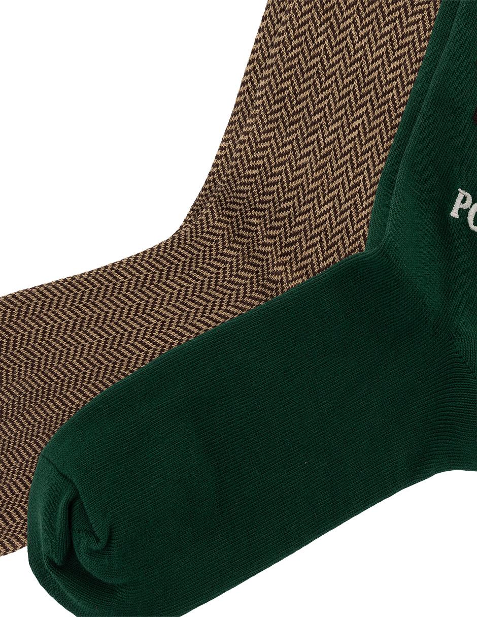 Set de calcetín de algodón para hombre 2 pares 2