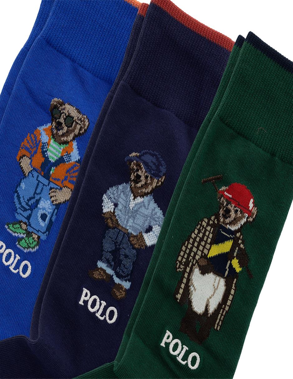 Set de calcetín de algodón para hombre 3 pares 5