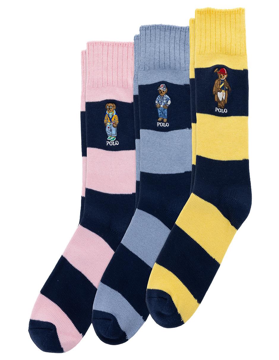 Set de calcetín de algodón para hombre 3 pares