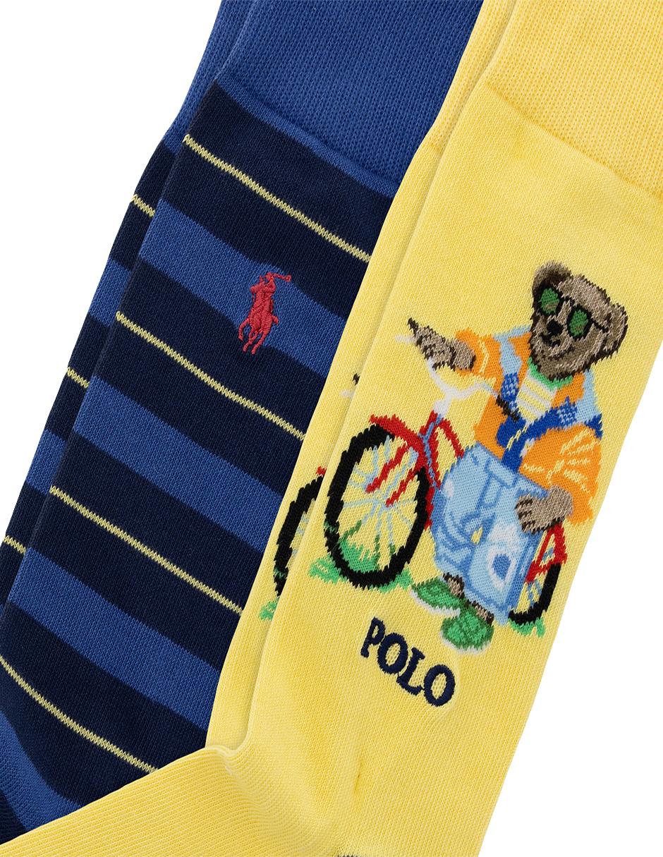 Set de calcetín de algodón para hombre 2 pares 3