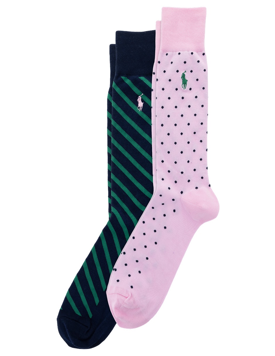 Set de calcetín de algodón para hombre 2 pares Set de calcetín de algodón para hombre 2 pares