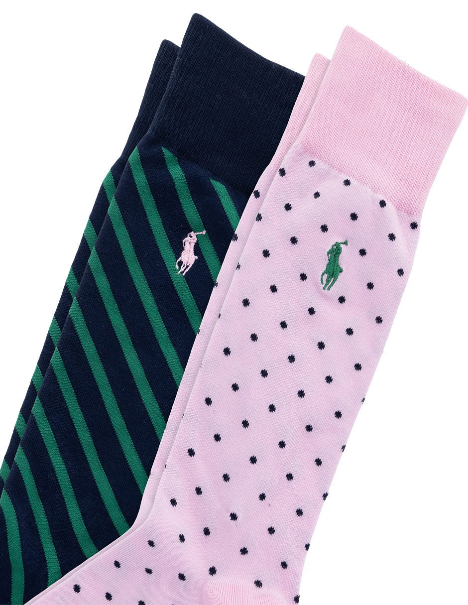CALCETIN POLO RL, UNITALLA, ROSA CLARO