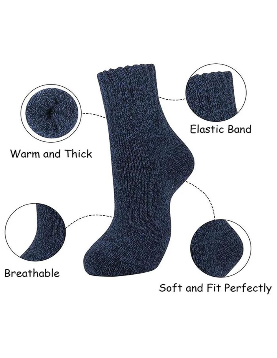 Calceta térmica de lana para hombre 4