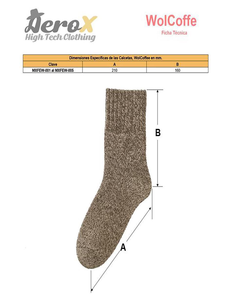 Calceta térmica de lana para hombre 5