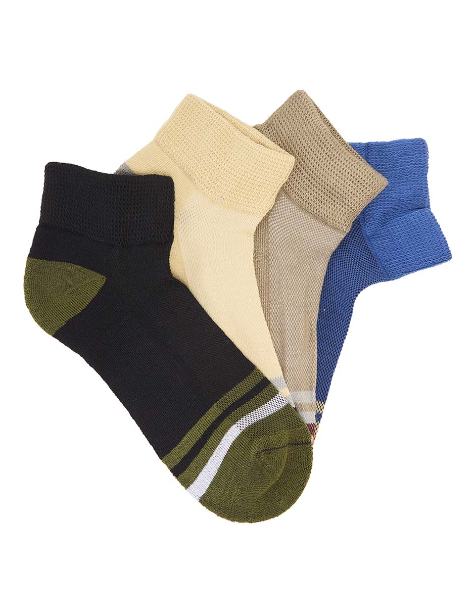Set de tín diabético para hombre 4 pares